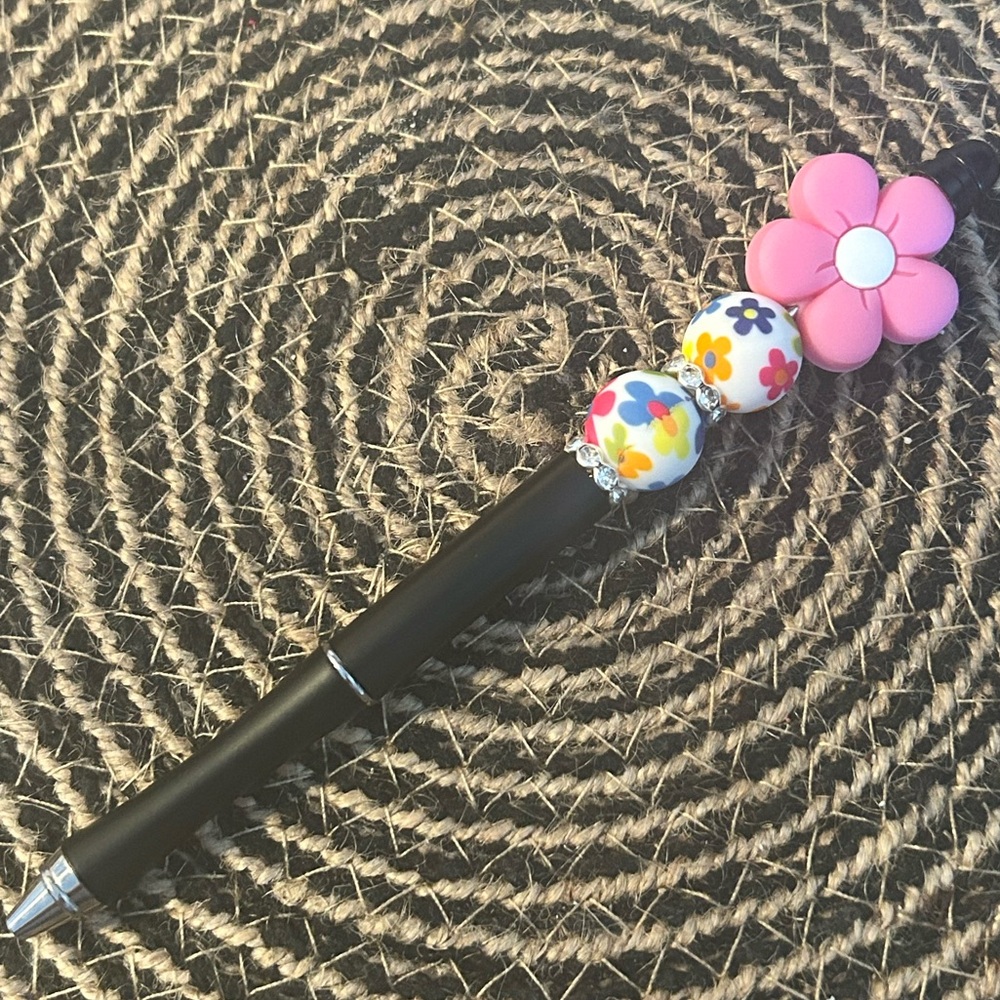 Flower Beaded Pen